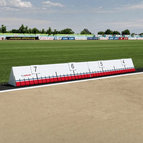 Long jump and triple jump distance indicator