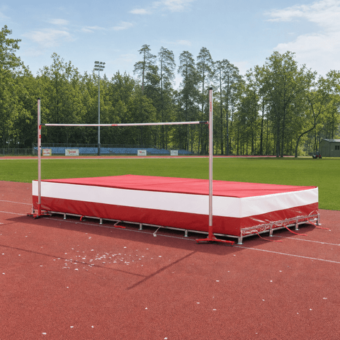 Monocube high jump landing mat