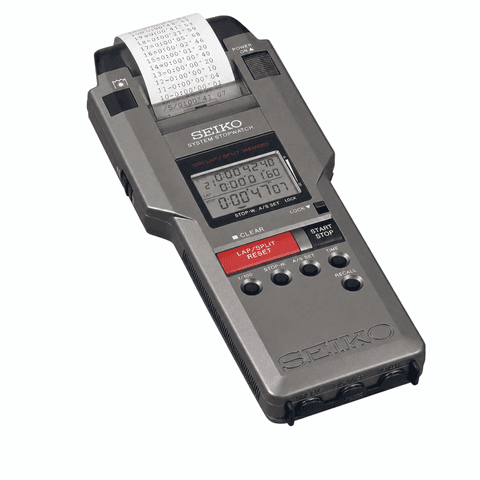 Seiko stopwatch with printer