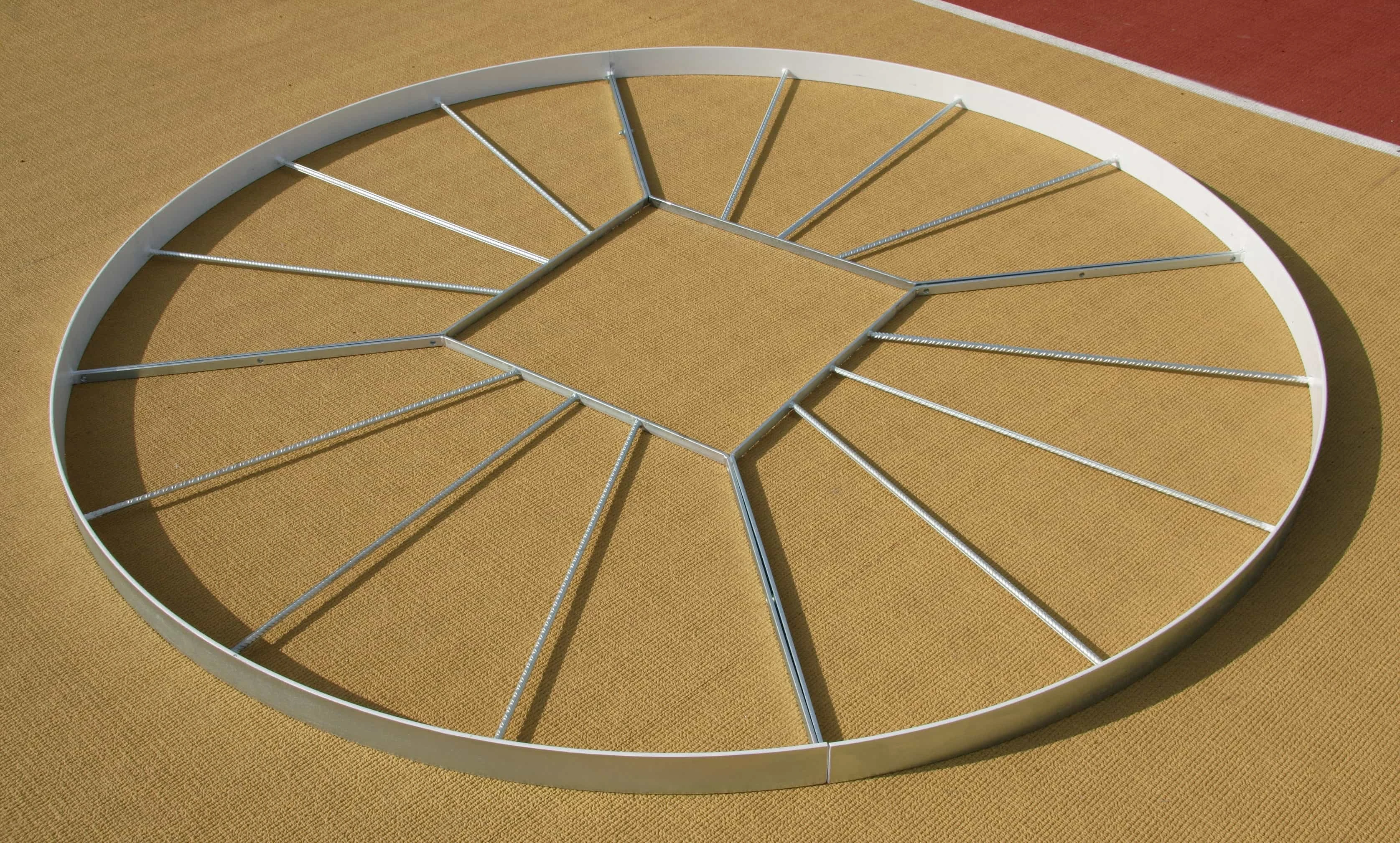 Shot put circle ring